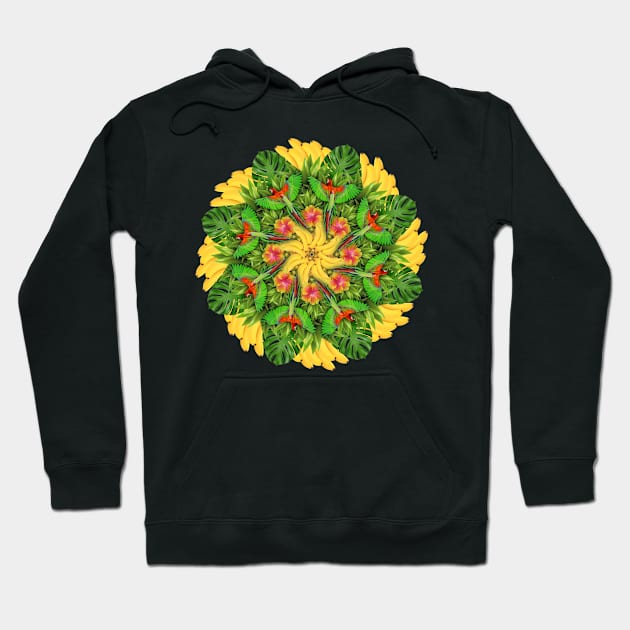 tropic parrots mandala Hoodie by burenkaUA